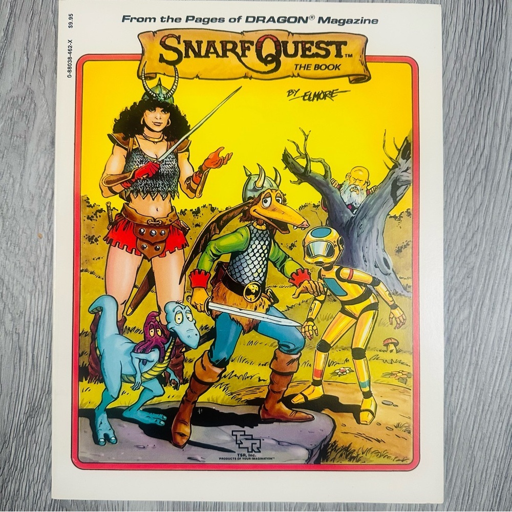 RARE 1987 SnarfQuest Larry Elmore Dragon Magazine Graphic Novel 1st Ed 1st Print